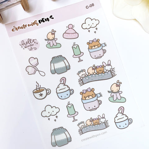 C08 | Holiday Collection 2021 | Planner Stickers