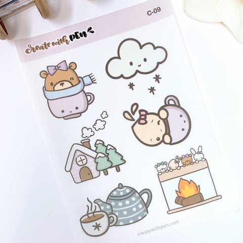 C09 | Holiday Collection 2021 | Planner Stickers