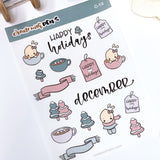 C10 | Holiday Collection 2021 | Planner Stickers