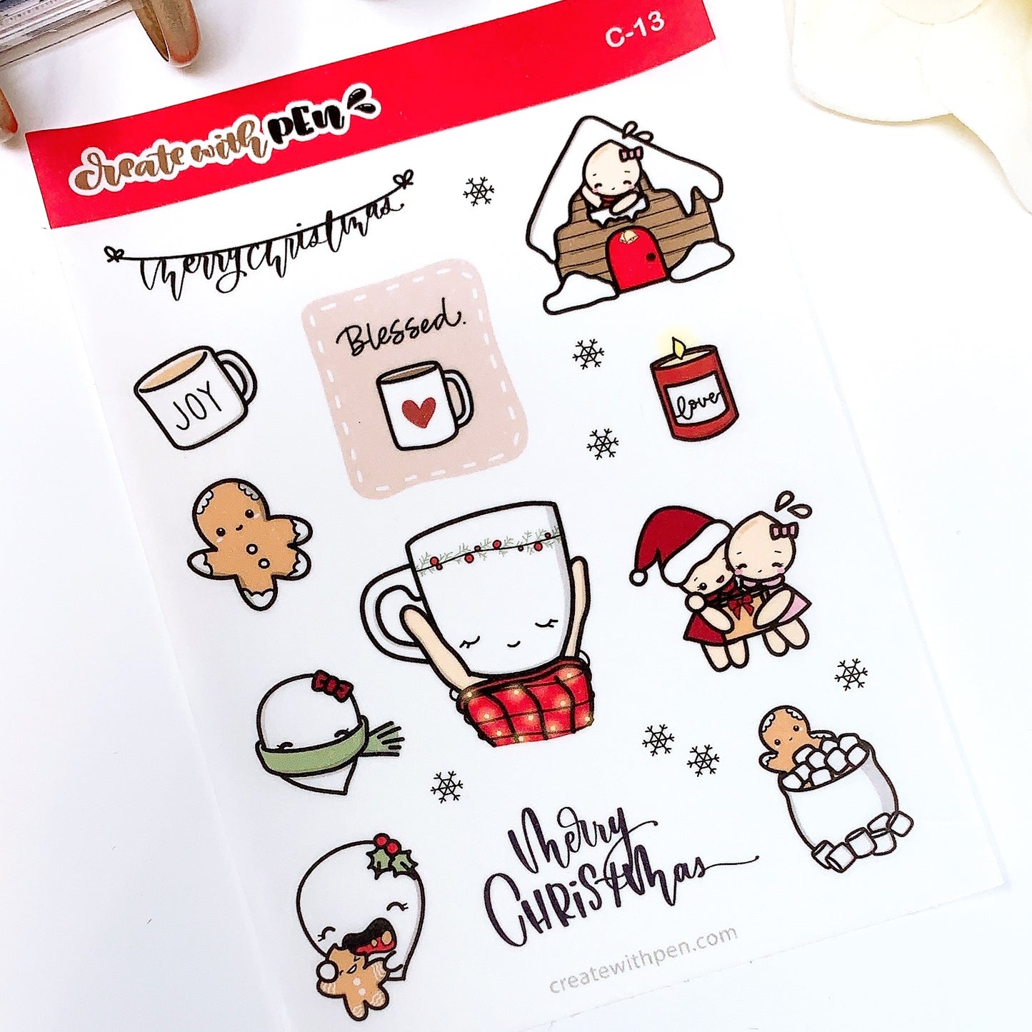 C13 | Holiday Collection 2021 | Planner Stickers
