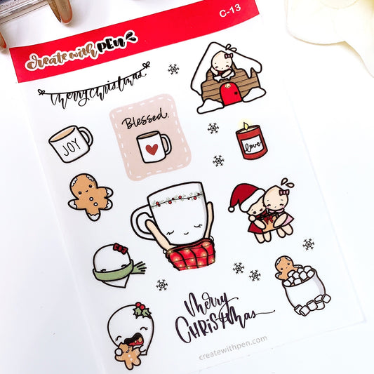 C13 | Holiday Collection 2021 | Planner Stickers