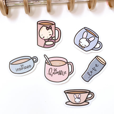 Mugs and Cups | Diecut Sticker Set