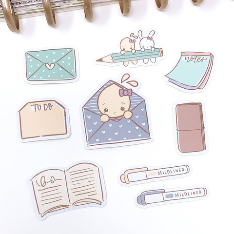 Tinta loves stationery | Diecut Sticker Set