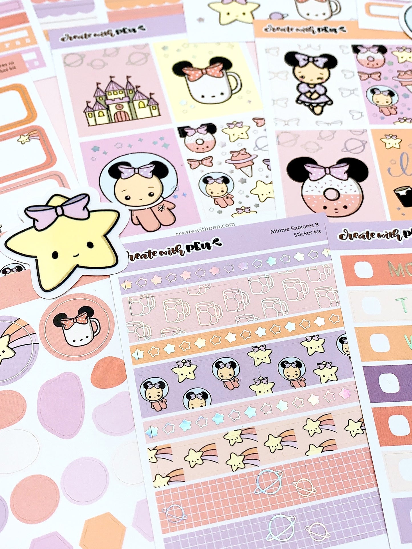 Minnie Explores Sticker Kit