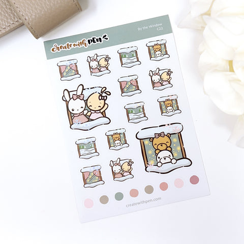 C22 | By the Window | Winter 2022 | PLANNER STICKERS