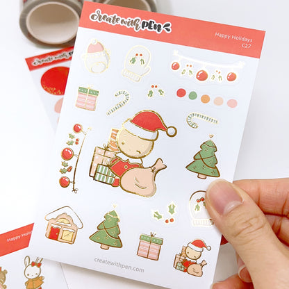 Christmas Bundle | PET Tapes + Stickers | 2022