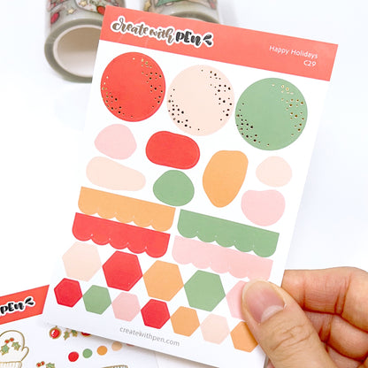 Christmas Bundle | PET Tapes + Stickers | 2022