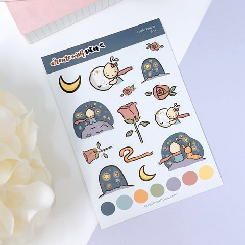 F04 | Little Prince | Planner Stickers