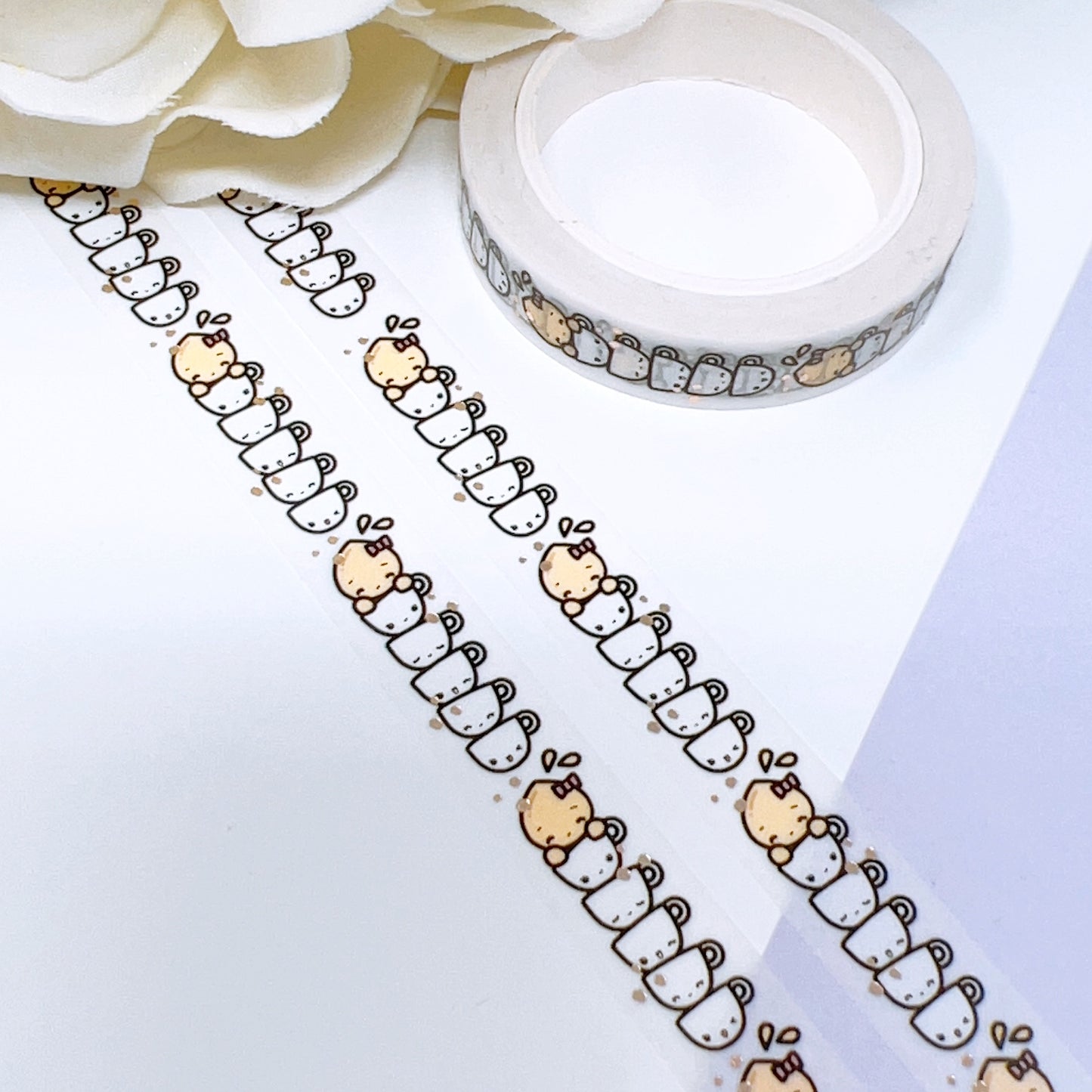 WT20 | Stacked Cups | Washi Tape