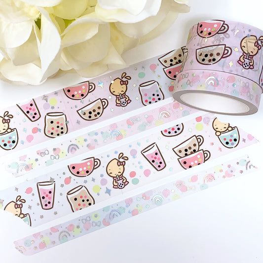 WT44 | Boba | Washi Tape Set