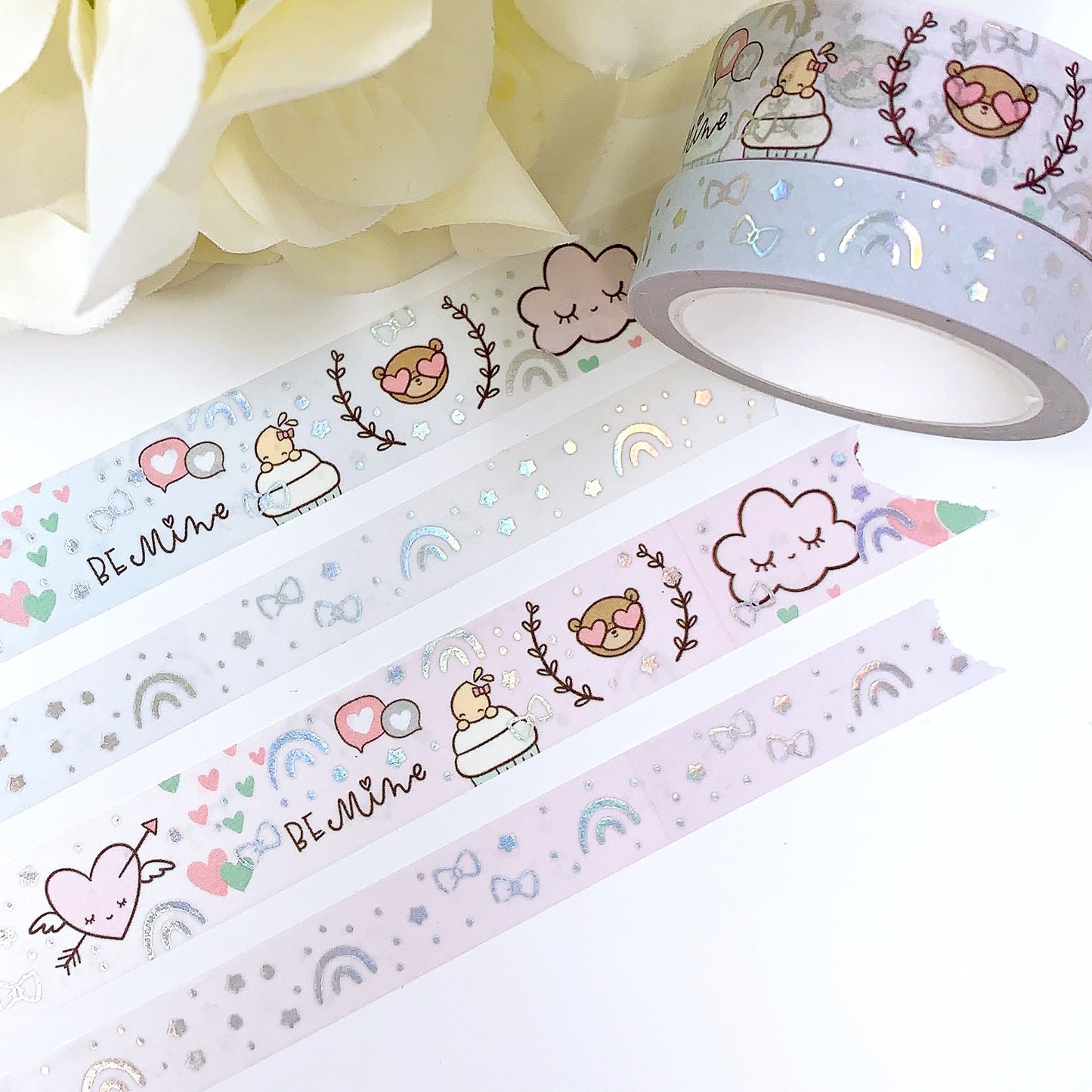 WT43 | Be Mine | Washi Tape Set
