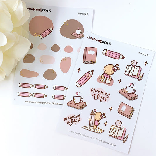 Planning | sticker sheet duo