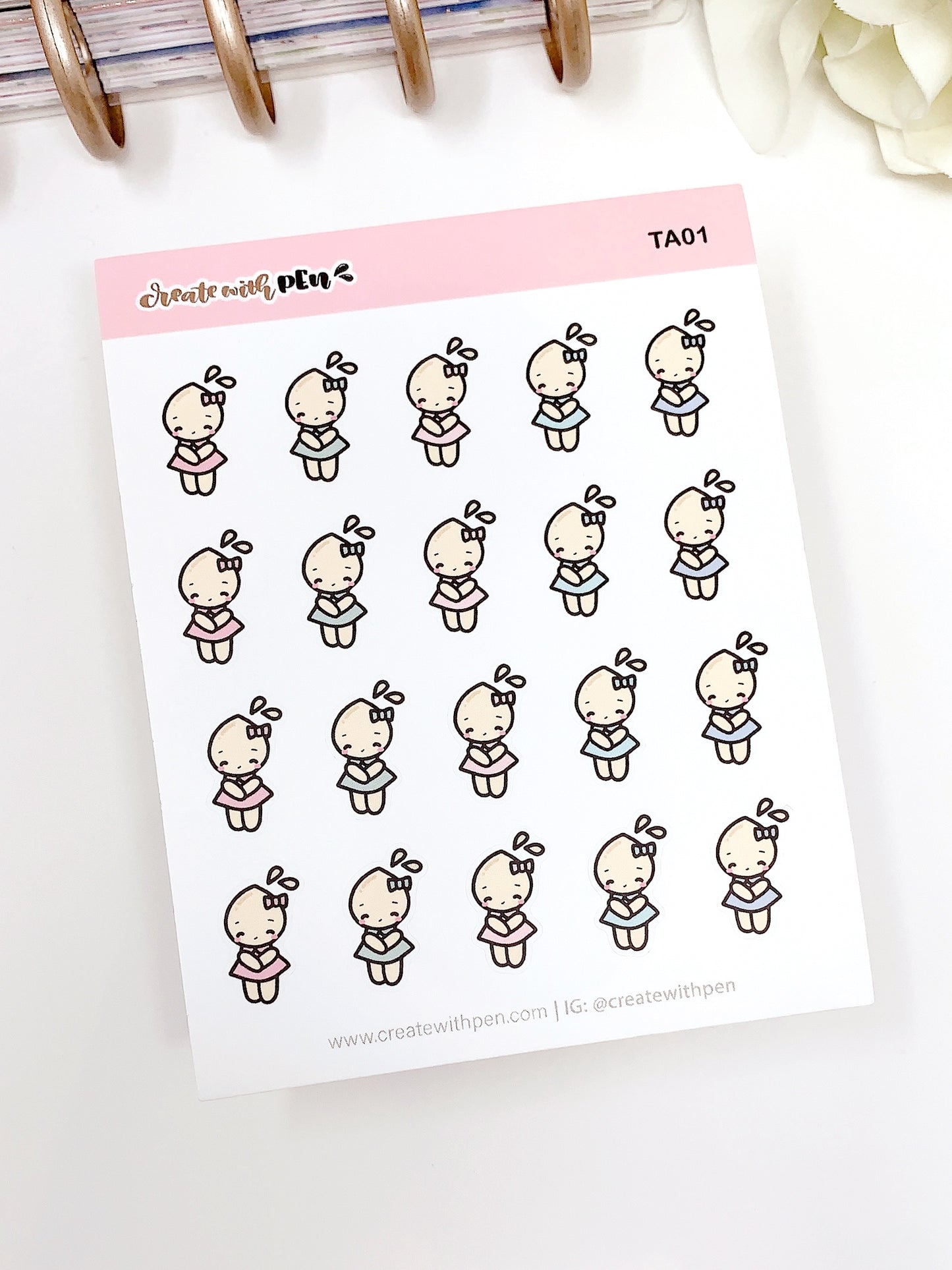 TA01 | Tinta | Planner Stickers