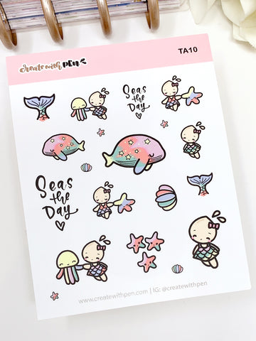 TA10 | Under the sea | Planner Stickers